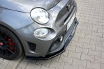 Maxton Front Ansatz für FIAT 500 ABARTH MK1 FACELIFT schwarz Hochglanz FI-500-1F-AB-FD1-G