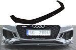 Maxton Front Ansatz V.2 für Audi RS5 F5 Coupe / Sportback schwarz Hochglanz AU-RS5-2-FD2-G