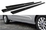 Maxton Seitenschweller Ansatz für Ford Transit Custom Mk1 FL schwarz Hochglanz FO-TRC-1F-SD1A+B-G