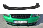 Maxton Front Ansatz für AUDI S3 8L schwarz Hochglanz AU-S3-8L-FD1-G