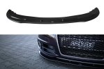 Maxton Front Ansatz für Audi A6 S-Line C6 FL  schwarz Hochglanz AU-A6-C6F-SLINE-FD1-G