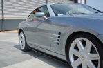 Maxton Seitenschweller Ansatz für CHRYSLER CROSSFIRE  schwarz Hochglanz CHR-CR-SD1-G