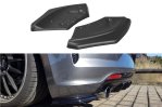 Maxton Heck Ansatz Flaps Diffusor für VOLKSWAGEN SCIROCCO MK.3 R FACELIFT schwarz Hochglanz VW-SC-3F-R-RSD1-G