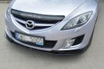 Maxton Front Ansatz für MAZDA 6 MK2 SPORT HATCH (GH-SERIES) vor Facelift schwarz Hochglanz MA-6-2-SPORT-FD1-G