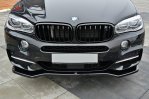 Maxton Front Ansatz V.1 für BMW X5 F15 M Paket schwarz Hochglanz BM-X5-15-M-FD1-G