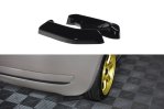 Maxton Heck Ansatz Flaps Diffusor für FIAT 500 HATCHBACK vor Facelift schwarz Hochglanz FI-500-RSD1-G