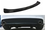 Maxton Mittlerer Diffusor Heck Ansatz für AUDI A5 S-LINE Facelift  schwarz Hochglanz AU-A5-1F-SLINE-RD1-G