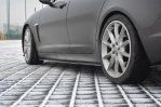 Maxton Seitenschweller Ansatz für JAGUAR XF (X250) MK1 SPORTBRAKE S-PACK schwarz Hochglanz JA-XFS-1F-SB-SD1-G