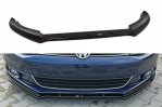 Maxton Front Ansatz V.1 für VW Jetta 6 schwarz Hochglanz VW-JE-6-FD1-G