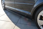 Maxton Seitenschweller Ansatz für Audi A3 Sportback 8P / 8P Facelift schwarz Hochglanz AU-A3-2-SD1-G