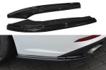 Maxton Heck Ansatz Flaps Diffusor für Audi A5 S-Line F5 Sportback  schwarz Hochglanz AU-A5-2-SLINE-SB-RSD1-G