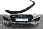 Maxton Front Ansatz V.1 für Audi RS5 F5 Coupe / Sportback schwarz Hochglanz AU-RS5-2-FD1-G