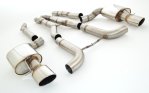 Friedrich Motorsport 2x90mm Duplex-Rennsportanlage Audi RS6 4F Quattro 681018DRS-X