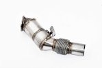 Friedrich Motorsport 90>>>76mm Downpipe mit 200 Zellen Sport-Kat. Edelstahl 681352L-DPKA