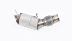Friedrich Motorsport 90>>>76mm Downpipe mit 200 Zellen Sport-Kat. Edelstahl 681352OL-DPKAECE