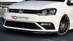 Maxton Front Ansatz für v.1 VW Polo 6R GTI FACELIFT schwarz Hochglanz VW-PO-5F-GTI-FD1-G