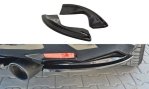 Maxton Heck Ansatz Flaps Diffusor für INFINITI QX70 schwarz Hochglanz IN-QX-70-1F-RSD1-G
