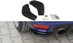 Maxton Heck Ansatz Flaps Diffusor für Ford Focus RS Mk1 schwarz Hochglanz FO-FO-1-RS-RSD1-G