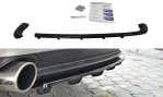 Maxton Mittlerer Diffusor Heck Ansatz für ALFA ROMEO 159 im DTM LOOK schwarz matt AL-159-RSD2+RD2-T