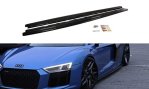 Maxton Seitenschweller Ansatz für Audi R8 Mk.2 schwarz Hochglanz AU-R8-2-SD1-G