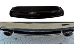 Maxton Mittlerer Diffusor Heck Ansatz für INFINITI QX70 schwarz Hochglanz IN-QX-70-1F-RD1-G