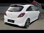 Maxton Diffusor Heck Ansatz für OPEL CORSA D OP-CO-D-OPCLINE-RS1