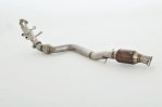 Friedrich Motorsport 70mm Downpipe mit 200 Zellen Sport-Kat. Edelstahl 881169A-HRTKATG