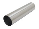 Auspuff Endrohr zum Anschweißen Edelstahl 1x90mm RL-Design mit ABE 903004