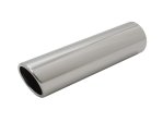 Auspuff Endrohr zum Anschweißen Edelstahl 1x90mm SR-Design mit ABE 903005