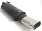 Friedrich Motorsport Sportendschalldämpfer aluminierter Stahl VW Golf 4 Cabrio 921400A-x
