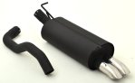 Friedrich Motorsport Sportendschalldämpfer aluminierter Stahl 921412A-X