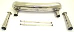 Friedrich Motorsport Duplex Sportendschalldämpfer Edelstahl 970100DRSR