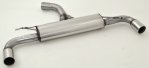 Friedrich Motorsport 3 Zoll (76mm) Duplex Sportendschalldämpfer VW Golf 6 GTI Cabrio 971447GD-x3-X