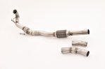 Friedrich Motorsport 76mm Downpipe mit Sport-Kat. Edelstahl 981004AS-X3-DPKAHJS