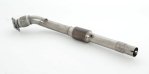 Friedrich Motorsport 3 Zoll (76mm) Downpipe mit Sport-Kat. Edelstahl 981012-DPKATG