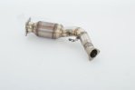 Friedrich Motorsport 76mm Downpipe mit 200 Zellen HJS Sport-Kat. Edelstahl 981031AE-X3-DPKAHJS