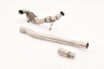 Friedrich Motorsport 76mm Downpipe mit Sport-Kat. Edelstahl 981052T-X3-DPKAHJS
