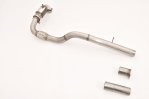 Friedrich Motorsport 76mm Downpipe mit 200 Zellen Sport-Kat. Edelstahl 981115T-X3-DPKATG