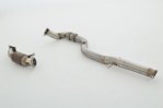 Friedrich Motorsport 76mm Downpipe mit 200 Zellen Sport-Kat. Edelstahl 981166BT-X3-DPKATG