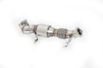 Friedrich Motorsport 76mm Downpipe mit 200 Zellen Sport-Kat. Ford Focus IV 5-Türer/Turnier DEH ST 981218T-DPKAECE