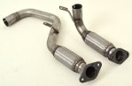 Friedrich Motorsport 55mm Hosenrohr mit Flexkorb Edelstahl 981233-HR