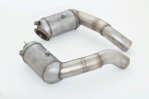 Friedrich Motorsport 76mm Downpipe-Satz mit 200 Zellen Sport-Kat. Edelstahl 981348-X3-DPKAEU6