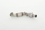 Friedrich Motorsport 76mm Downpipe mit 200 Zellen Sport-Kat. Edelstahl 981365-X3-DPKA
