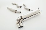 Friedrich Motorsport 76mm Anlage Edelstahl 981368-x3-X