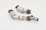 Friedrich Motorsport 2x80/65mm Downpipe mit 200 Zellen HJS Sport-Kat. Edelstahl 981371-DPKAHJS
