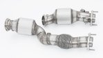 Friedrich Motorsport 2x76mm Downpipe mit 200 Zellen Motorsport-Kat. Edelstahl 981378T-X3-DPKAECE