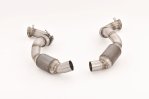 Friedrich Motorsport 76mm Downpipe-Satz mit 200 Zellen Sport-Kat. Edelstahl 981390-X3-DPKAEU6