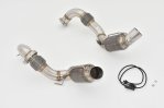Friedrich Motorsport 76mm Downpipe-Satz mit 200 Zellen Sport-Kat. Edelstahl 981390A-X3-DPKAEU6