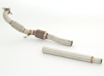 Friedrich Motorsport 76mm Downpipe mit 200 Zellen Sport-Kat. Edelstahl 981425G-X3-DPKATG