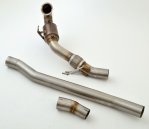 Friedrich Motorsport 76mm Downpipe mit 200 Zellen HJS-Sport-Kat. VW Golf 7 R S3 Leon ST 981450R-X3-DPKAHJS